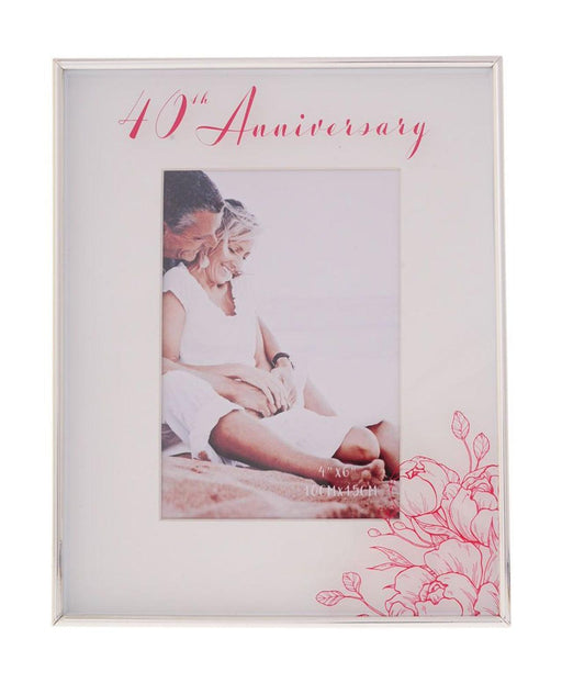 40th Anniversary Frame 4x6 - Giftolicious