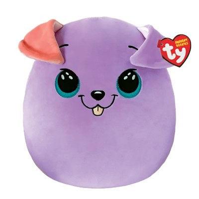 Ty Squishy Beanies Bitsy - Purple Dog Squish 25cm