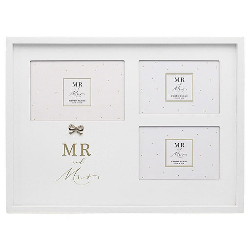 Jewelled Collection Mr & Mrs Collage Frame Wedding - Giftolicious