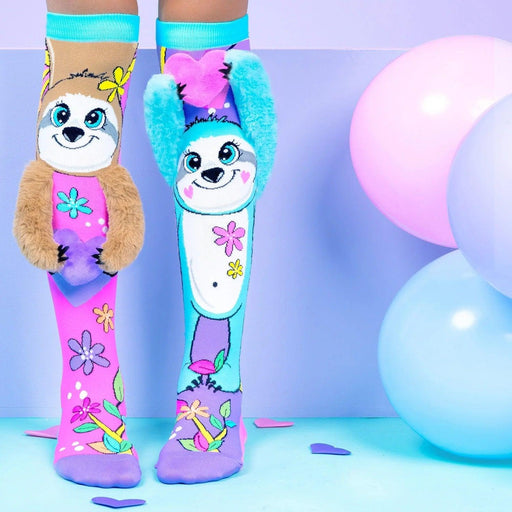Madmia Kids & Adult Sloths Socks 6-99 Girl - Giftolicious