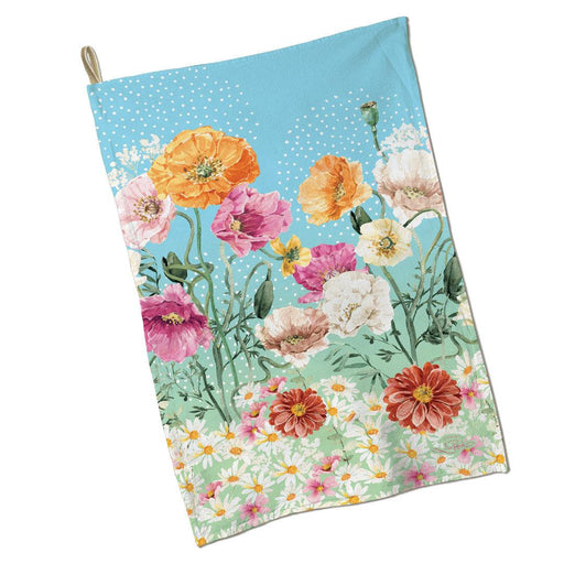 Napery Tea Towel Summer Poppies Tt18 - Giftolicious
