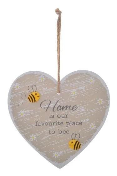 Queen Bee Collection Heart Plaque 