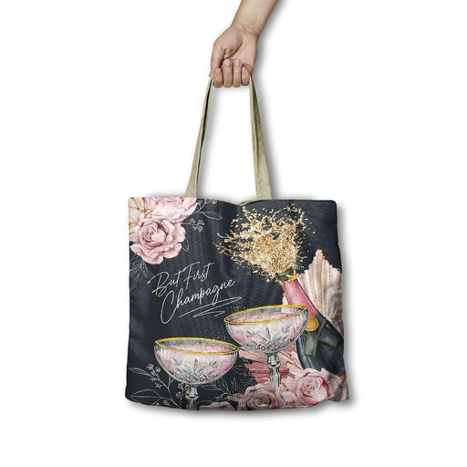 Shopping Bag But First Champagne - Giftolicious