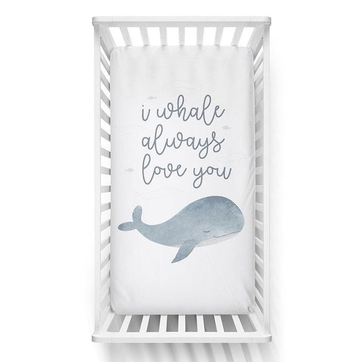 Baby Fitted Sheet - Whale/oceania - Giftolicious