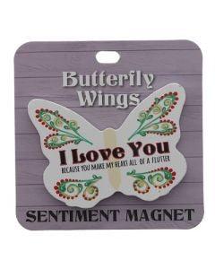 Magnet Butterfly Love You - Giftolicious