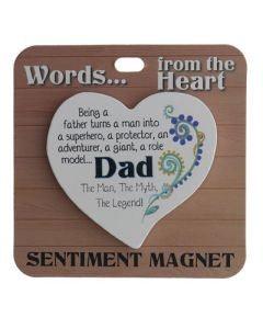 Magnet Heart Dad - Giftolicious