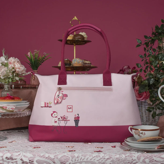 Perfectly Pink Afternoon Tea Bus Bonnie Weekender