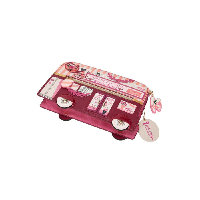 Perfectly Pink Afternoon Tea Bus Pouch Bag