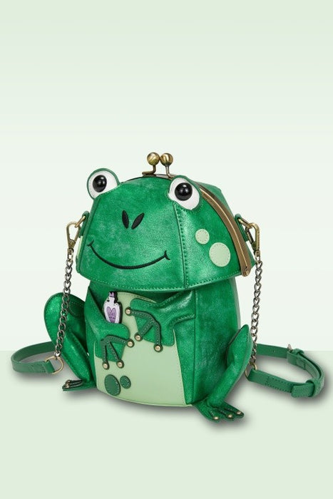 The Witches Pantry Clipper Frog Bag