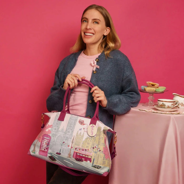 Perfectly Pink Afternoon Tea Bus Bonnie Weekender