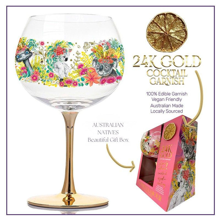 Golden Glamour Glass Australian Natives