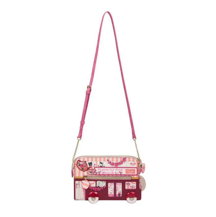 Perfectly Pink Afternoon Tea Bus Pouch Bag