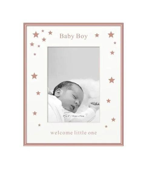 Baby Boy Frame Rose Gold 4*6 2023 - Giftolicious