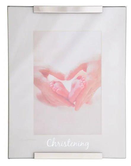 Baby Christening Silver Frame 4*6 - Giftolicious