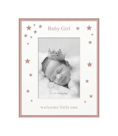 Baby Girl Frame Rose Gold 4*6 2023 - Giftolicious
