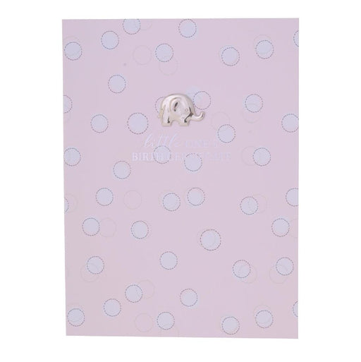 Baby Girl Little One Dots Collection Birth Certificate Holder Pink - Giftolicious