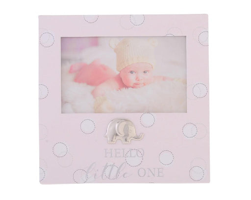 Baby Girl Little One Dots Collection Frame Pink - Giftolicious