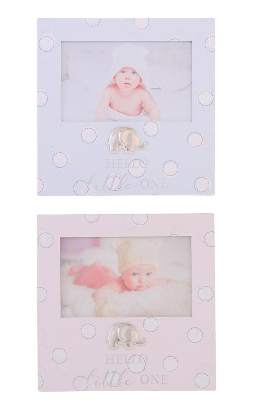 Baby Girl Little One Dots Collection Frame Pink - Giftolicious