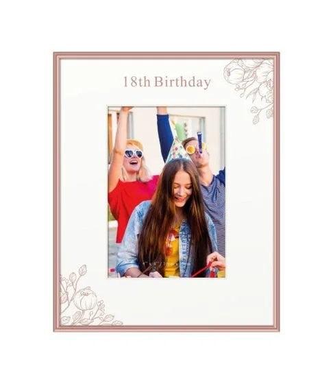 Birthday Frame Rose Gold 18th 4*6 2023 - Giftolicious