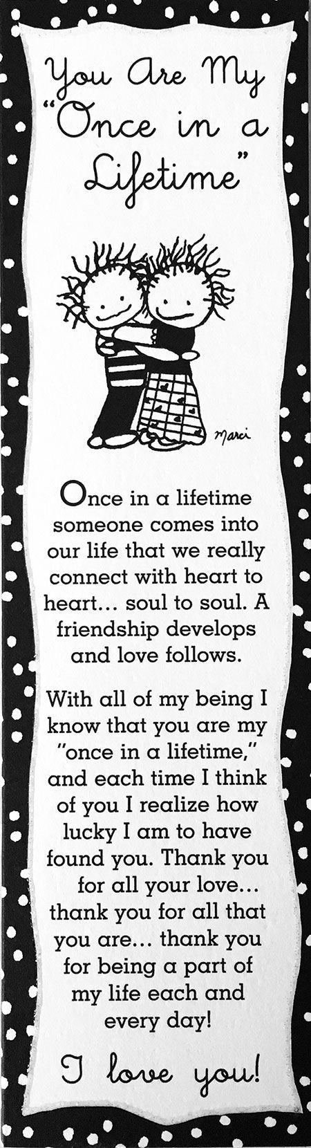 Bookmark Once In A Lifetime - Giftolicious