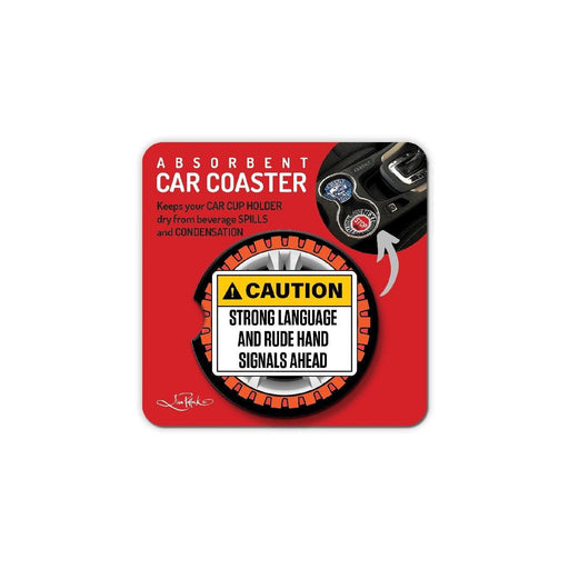 Car Coaster Men Caution - Giftolicious