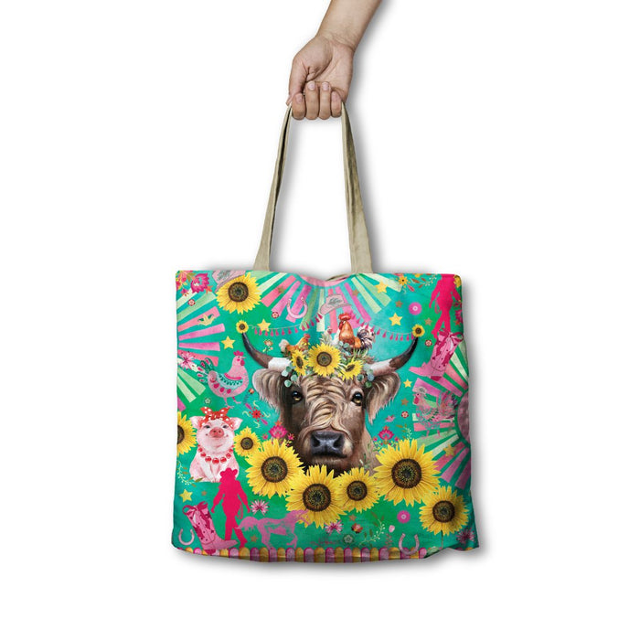 Reusable Shopping Bag Carnival Cow