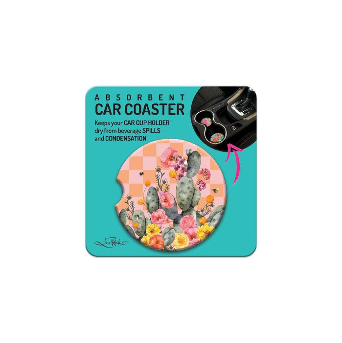 Ceramic Car Coaster Margaritaville Cactus - Giftolicious