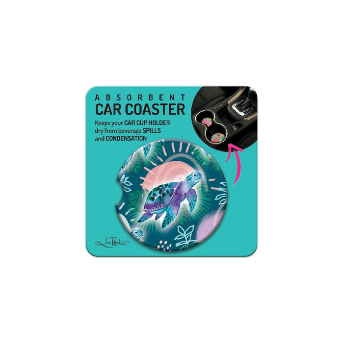 Ceramic Car Coaster Turtle - Giftolicious