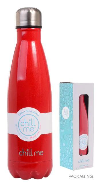 Chill Me Drink Bottle Red - Giftolicious