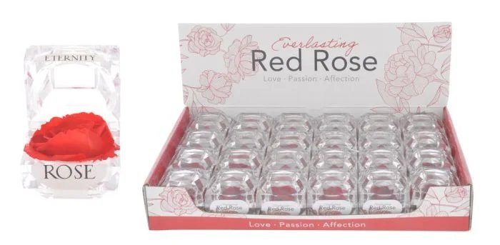 Everlasting Red Rose Box