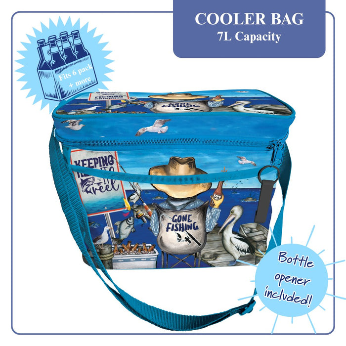 Gone Fishing - Cooler Bag