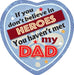 Magnet Dad Heroes Heart - Giftolicious