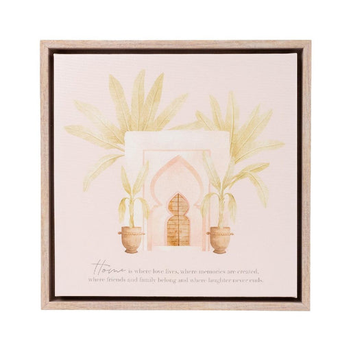 Modern Oasis Home Framed Canvas - Giftolicious