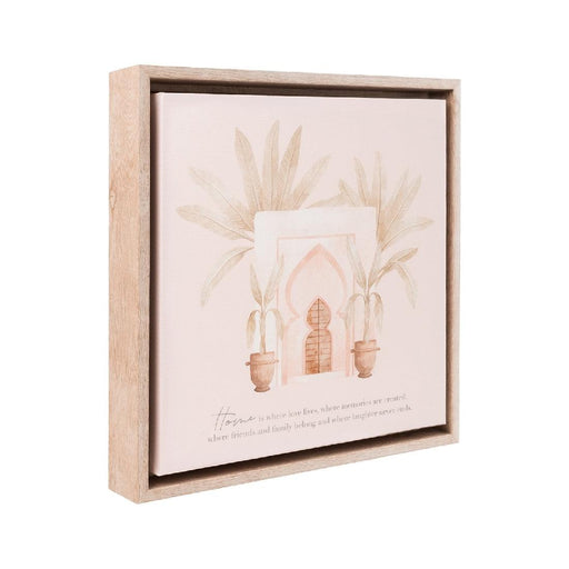 Modern Oasis Home Framed Canvas - Giftolicious