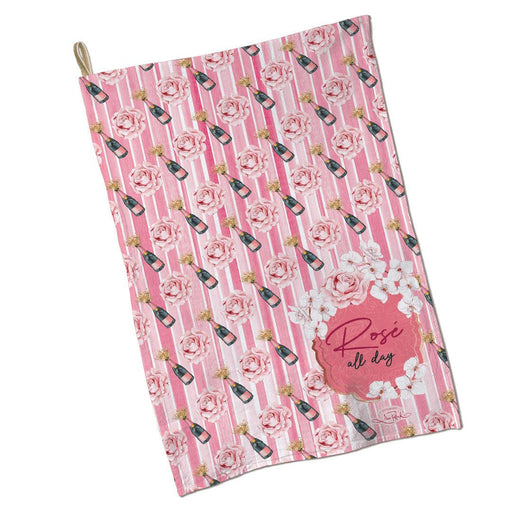 Napery Tea Towel Rose All Day Tt13 - Giftolicious
