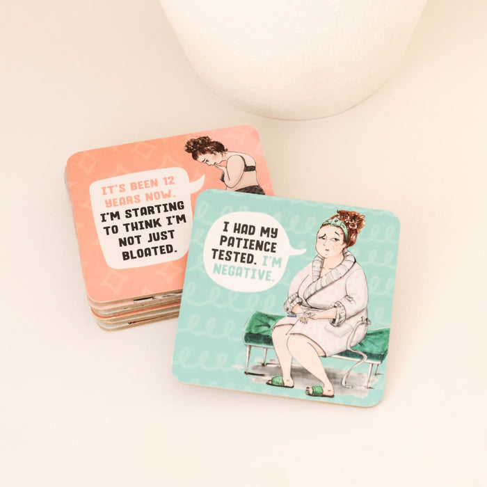 Novelty Negative Coaster