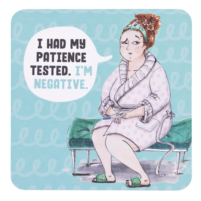 Novelty Negative Coaster