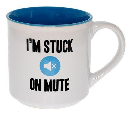 Novelty Mug Stuck On Mute - Giftolicious