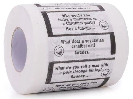 Novelty Laughter For The Lavatory Novelty Toilet Paper