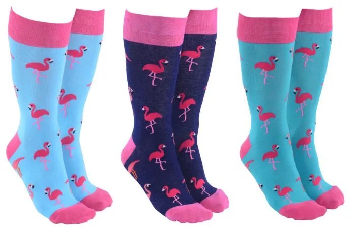 Sock Society Pink Flamingo