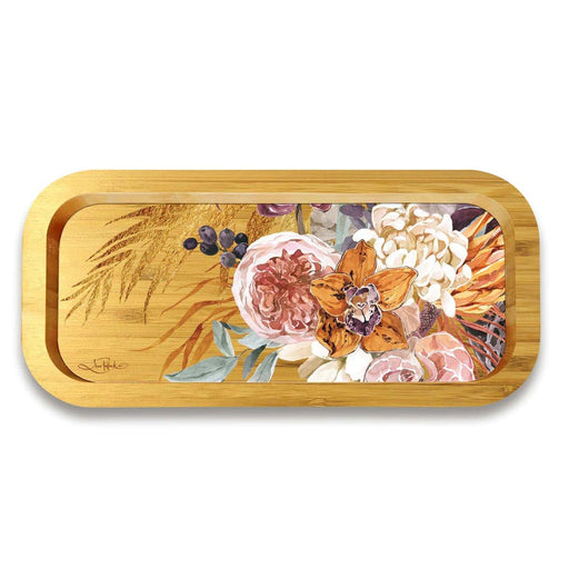 Tea Time Trinket Tray Cinnamon Orchid Trink08 Bamboo - Giftolicious