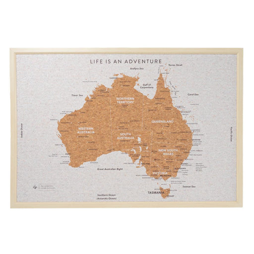 Travel Board Large Australia Map - Giftolicious