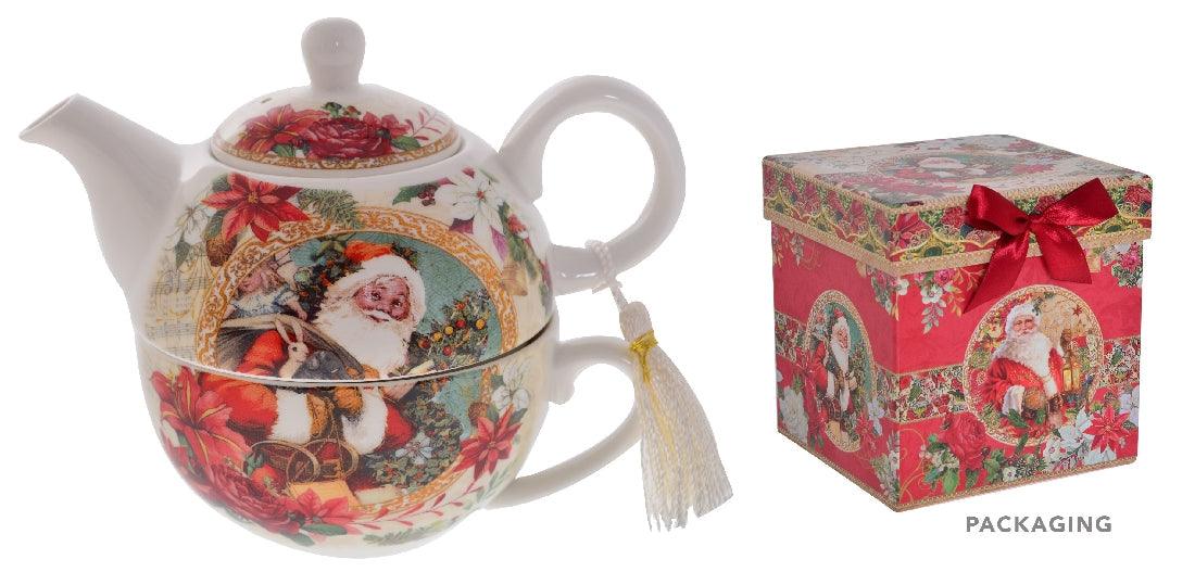 Vintage Santa Tea For One — Giftolicious