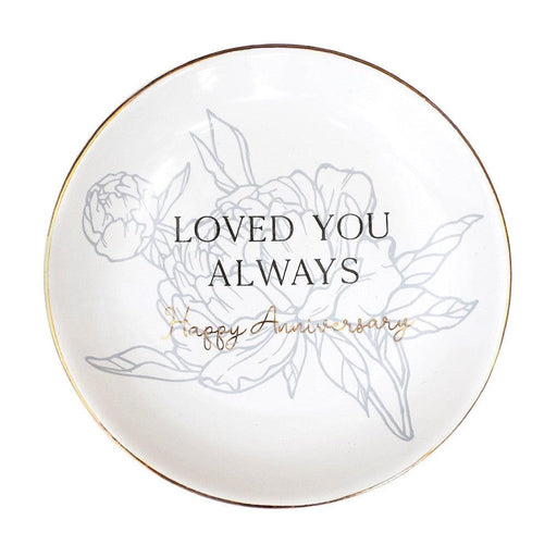 Anniversary Anv Love Trinket Plate - Giftolicious