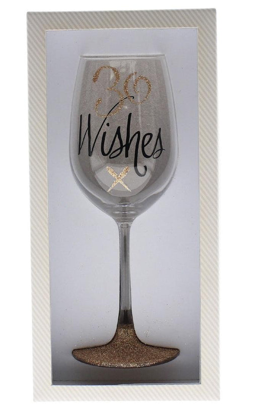 Birthday 30th Rose Gold Wine Glass - Giftolicious