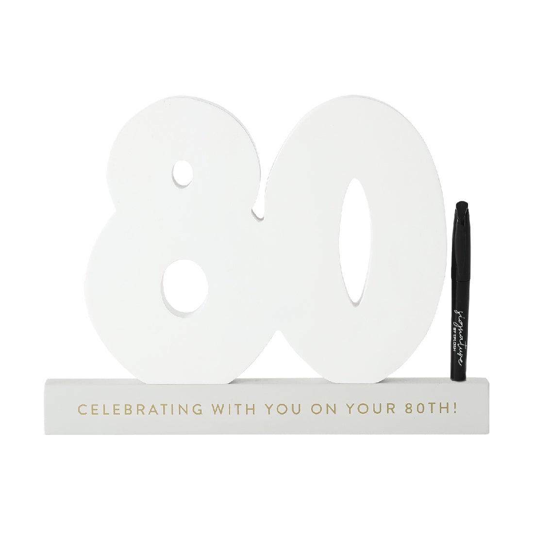 Birthday 80 Sign Number — Giftolicious