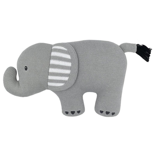 Character Knit Cushion - Day At The Zoo Elephant - Giftolicious