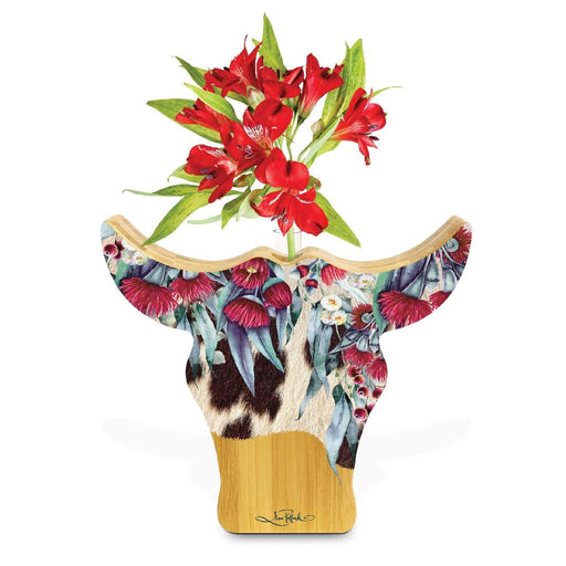 Cow Bud Vase Blossoms Bamboo - Giftolicious